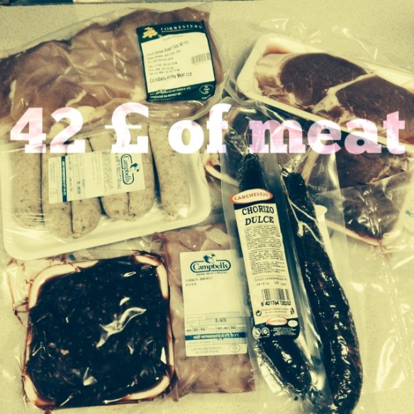 42 Pounds of Meat